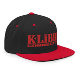 Casquette snapback noir et rouge