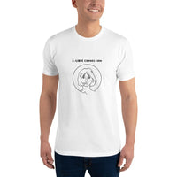T Shirt Street Art Blanc pour homme avec un design de femme