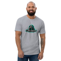 T-Shirt homme gris avec le texte digital nomade punchline