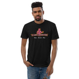 T-shirt Noir ajusté homme DTG Next Level 3600-Punchline-Metro-Boulot-Dojo