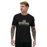 T-shirt Noir ajusté homme DTG Next Level 3600-Punchline- Battre Fer Chaud Refroidir Frère Faux-DTG