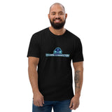 T-shirt Noir ajusté homme DTG Next Level 3600 Punchline- Rétention Séminale