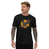 T-shirt Noir ajusté homme DTG Next Level 3600 Punchline- C'est Nous Les Aiglons Vous Les Pigeons-DTG