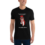 T-shirt noir ajusté homme DTG Next Level 3600 - C'est Nous les Aiglons Vous les pigeons