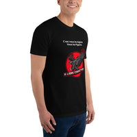 T-shirt ajusté homme DTG Next Level 3600-Punchline C'est nous les Aiglons Vous les Pigeons