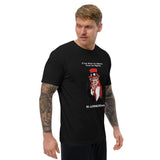 T-shirt noir ajusté homme DTG Next Level 3600 - C'est Nous les Aiglons Vous les pigeons