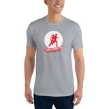 T-shirt Gris ajusté homme DTG Next Level 3600-Punchline- Les Derniers Seront Premiers