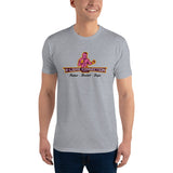 T-shirt Gris ajusté homme DTG Next Level 3600-Punchline-Metro-Boulot-Dojo