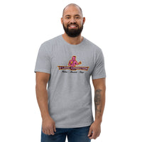 T-shirt Gris ajusté homme DTG Next Level 3600-Punchline-Metro-Boulot-Dojo