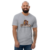 T-shirt Gris ajusté homme DTG Next Level 3600 Punchline Apprendre-Désapprendre-Réapprendre DTG