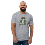 T-shirt Gris ajusté homme DTG Next Level 3600 Punchline-Tonton Fringueur