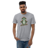 T-shirt Gris ajusté homme DTG Next Level 3600 Punchline-Tonton Fringueur