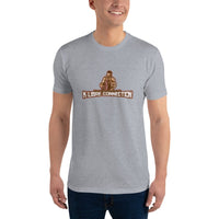 T-shirt Gris ajusté homme DTG Next Level 3600 Punchline-Battre Fer Chaud Refoidir Frère Faux