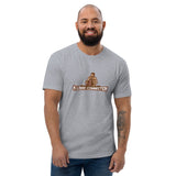T-shirt Gris ajusté homme DTG Next Level 3600 Punchline-Battre Fer Chaud Refoidir Frère Faux