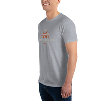 T-shirt Gris ajusté homme DTG Next Level 3600-Punchline-Savoir est une Arme