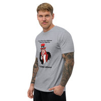 T-shirt ajusté homme DTG Next Level 3600 Punchline C'est Nous les Aiglons Vous les Pigeon