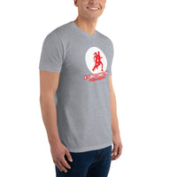 T-shirt Gris ajusté homme DTG Next Level 3600-Punchline- Les Derniers Seront Premiers