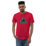 T-shirt Rouge ajusté homme DGT Next Level 3600 Punchline-Tonton Fringueur