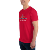 T-shirt Rouge ajusté homme DTG Next Level 3600-Punchline-Metro-Boulot-Dojo