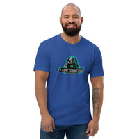T-shirt Bleu ajusté homme DTG Next Level 3600 Punchline- Digital Nomad