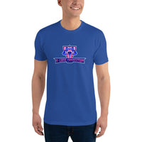 T-shirt Bleu ajusté homme DTG Next Level 3600 Punchline-NO FAP