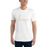 T-shirt Blanc ajusté homme DTG Next Level 3600-Punchline Virilité Intellectuelle