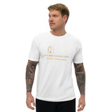 T-shirt Blanc ajusté homme DTG Next Level 3600-Punchline Virilité Intellectuelle