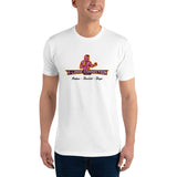 T-shirt Blanc ajusté homme DTG Next Level 3600-Punchline-Metro-Boulot-Dojo