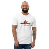 T-shirt Blanc ajusté homme DTG Next Level 3600-Punchline-Metro-Boulot-Dojo