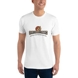 T-shirt Blanc ajusté homme DTG Next Level 3600-Punchline- Battre Fer Chaud Refroidir Frère Faux-DTG