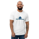 T-shirt Blanc ajusté homme DTG Next Level 3600 Punchline- Rétention Séminale