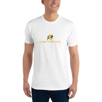 T-shirt Blanc ajusté homme DTG Next Level 3600 Punchline-Be Water My Friend
