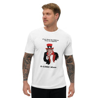 T-shirt ajusté homme DTG Next Level 3600 Punchline-C'est Nous les Aiglons Vous les Pigeons DTG