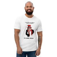 T-shirt ajusté homme DTG Next Level 3600 Punchline-C'est Nous les Aiglons Vous les Pigeons DTG