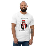 T-shirt ajusté homme DTG Next Level 3600 Punchline-C'est Nous les Aiglons Vous les Pigeons DTG