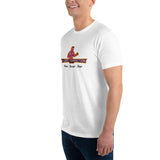 T-shirt Blanc ajusté homme DTG Next Level 3600-Punchline-Metro-Boulot-Dojo