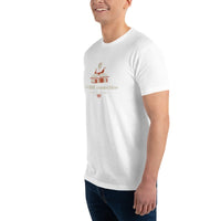 T-shirt Blanc ajusté homme DTG Next Level 3600-Punchline-Savoir est une Arme