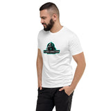 T-shirt Blanc à Manches Court  ajusté homme DTG Next Level 3600- Digital Nomad