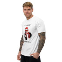 T-shirt ajusté homme DTG Next Level 3600 Punchline-C'est Nous les Aiglons Vous les Pigeons DTG