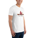 T-shirt Blanc ajusté homme DTG Next Level 3600-Punchline-Metro-Boulot-Dojo