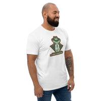 T-shirt Blanc ajusté homme DTG Next Level 3600 Punchline-Tonton Fringueur