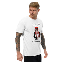 T-shirt ajusté homme DTG Next Level 3600 Punchline-C'est Nous les Aiglons Vous les Pigeons DTG