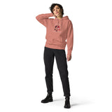 Sweat à capuche femme rose doux et chaud pas cher