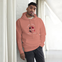 Sweat à capuche homme rose 65 % de coton filé à l'anneau, 35 % de polyester 