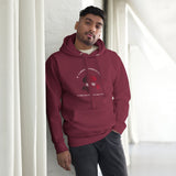 Sweat à capuche homme bordeaux 65 % de coton filé à l'anneau, 35 % de polyester  Face 100 % coton Poids du tissu : 288,2 g/m² (8.5 oz./yd.²) Face 100 % coton Patch dans le même tissu à l'arrière Cordons de serrage plats assortis Capuche à 3 panneaux Étiquette détachable