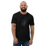 T-shirt Noir ajusté homme DTG Next Level 3600 Style Fashion