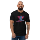 T-shirt Noir ajusté homme DTG Next Level 3600- Style Fashion