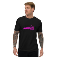 T-shirt Noir ajusté homme DTG Next Level 3600 Style Fashion