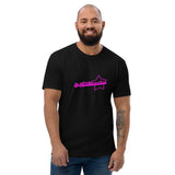 T-shirt Noir ajusté homme DTG Next Level 3600 Style Fashion