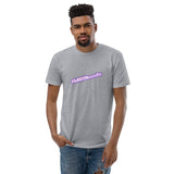 T-shirt Gris ajusté homme  Next Level 3600- Style Disco Urbain